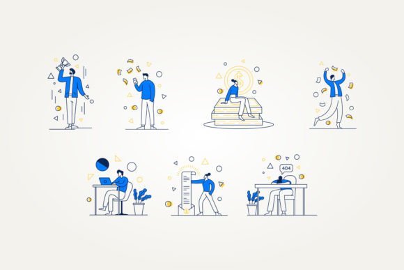 Business Infographic Flat Vector Design