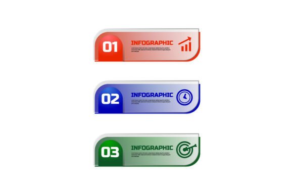 Colorful Glassmorphism Infographic for Graphics and Infographics