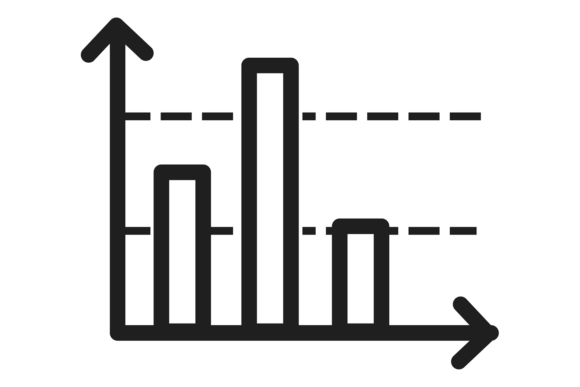 Column Chart Icon. Graphics for Infographics