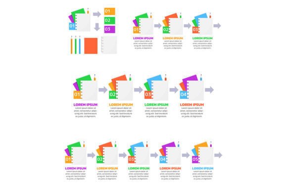 Infographic Chart Design Template Set