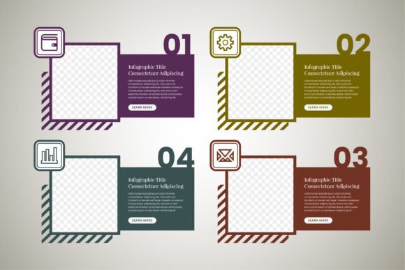 Photo Frame Infographic Flat