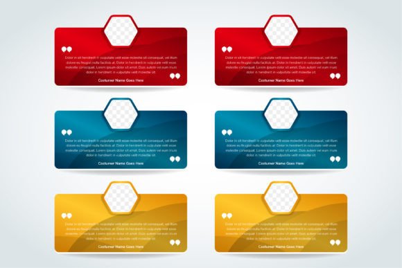 Quarter Circle Customar Says Banner Graphics